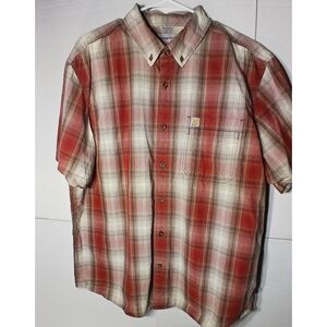 Carhartt Men's Red Plaid Shirt